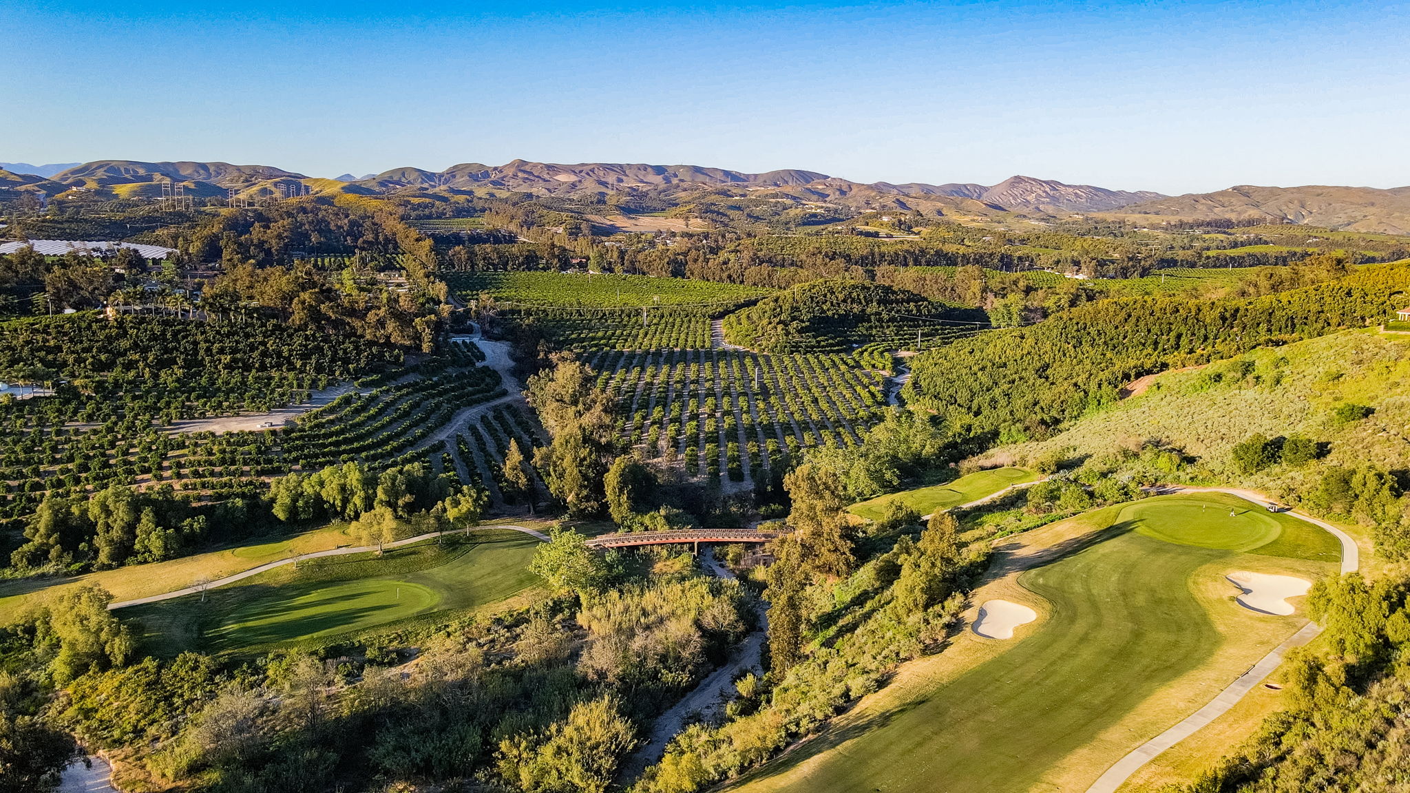 Aerial real estate photography