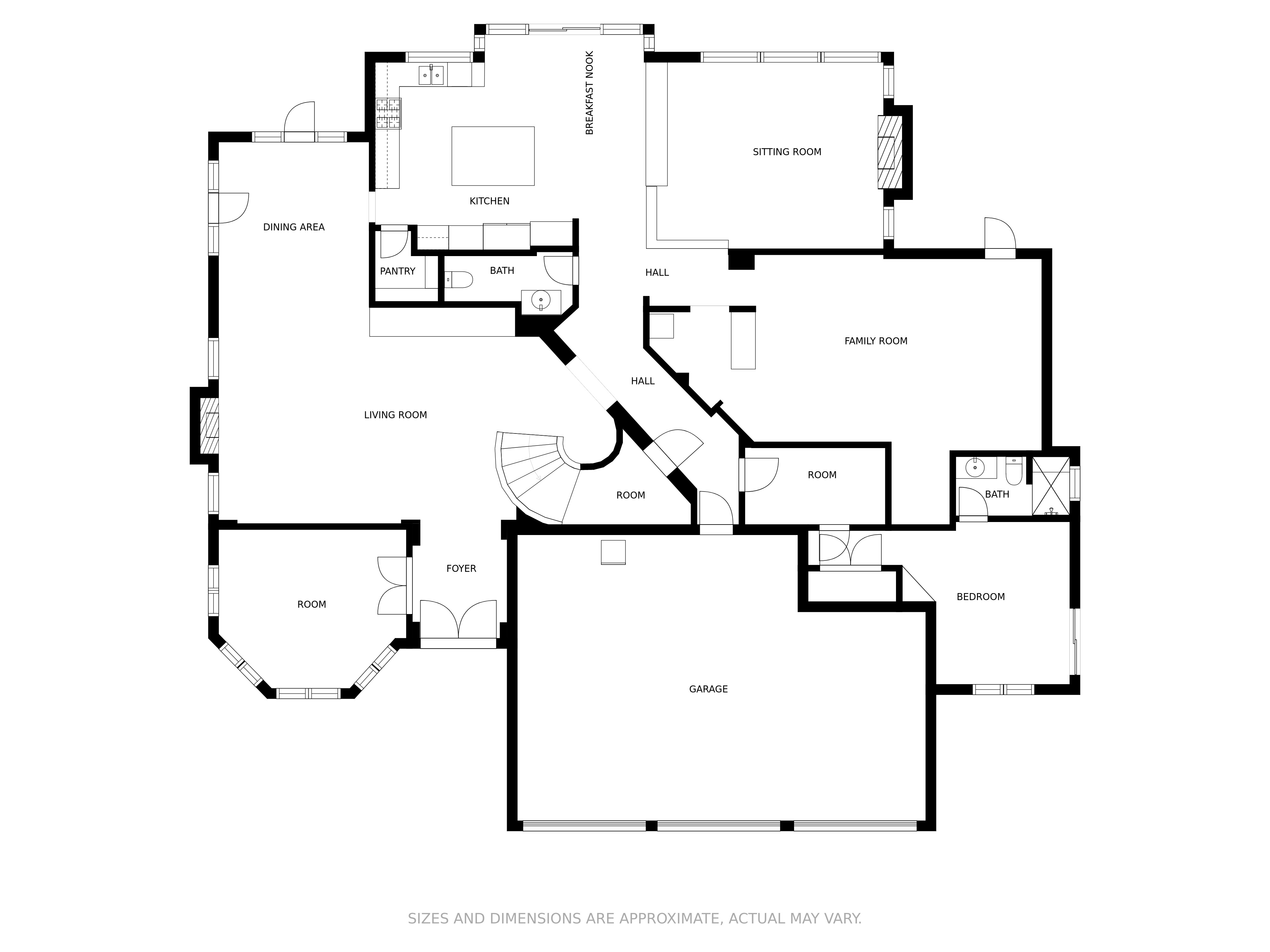 Example floor plan